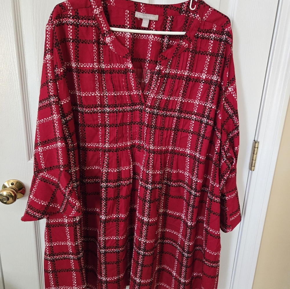 Woman within plus size dressy top size 3x